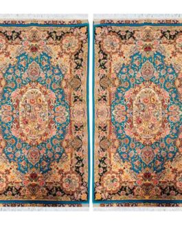 1.5 meter hand-woven carpet, Salari rug, Tabriz  SH 84, 1 pair