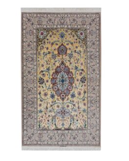 3-meter hand-woven Isfahan Abtin carpet,  1872
